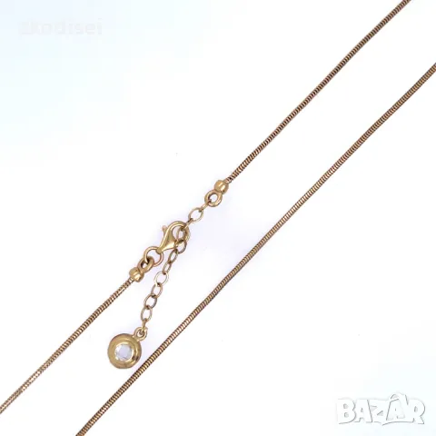 Златно колие PANDORA 7,58гр. 54см. 14кр. проба:585 модел:1250-5, снимка 2 - Колиета, медальони, синджири - 30937535