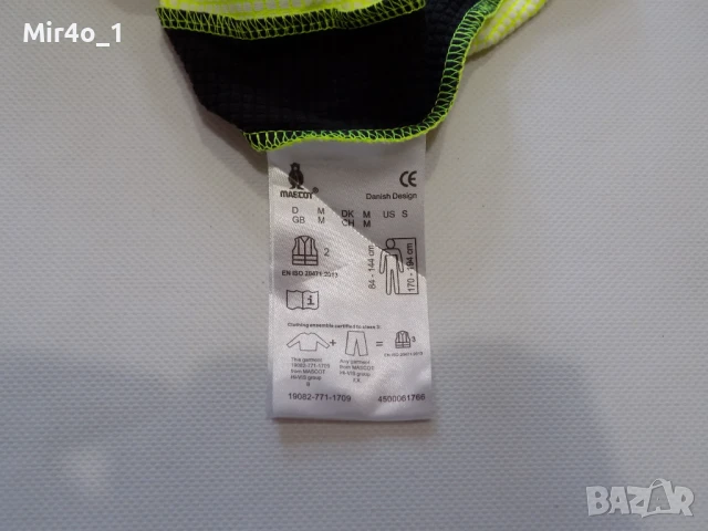 работна тениска mascot work wear риза блуза фанела горнище светлоотразителна мъжка оригинална M, снимка 6 - Тениски - 50463443