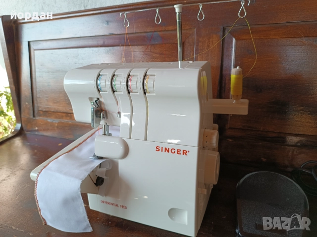 Оверлог SINGER.  четириконечен, снимка 3 - Шевни машини - 51716474