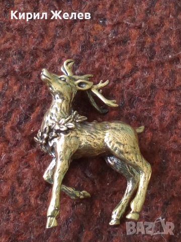 Бронзова фигурка на елен 45055, снимка 6 - Колекции - 54177613