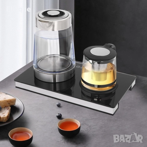 Цифров чайник 2 в 1 Lexical – 2200W, 2.5L, безжичен и с прозрачен индикатор, снимка 4 - Друга електроника - 52842390