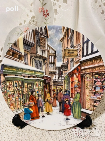 порцеланова чиния за стена , снимка 2 - Декорация за дома - 52822245