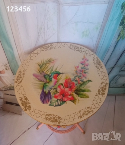 Ръчно изработена масичка , снимка 4 - Декорация за дома - 52254397