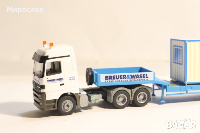 ALBEDO H0 1/87 MERCEDES ACTROS КАМИОН МОДЕЛ ВЛЕКАЧ TIR, снимка 2 - Колекции - 53764098