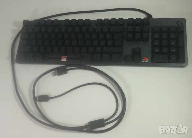 Клавиатура без 2 копчета Logitech G512 Carbon (GX RED), механична, снимка 2 - Клавиатури и мишки - 53367044