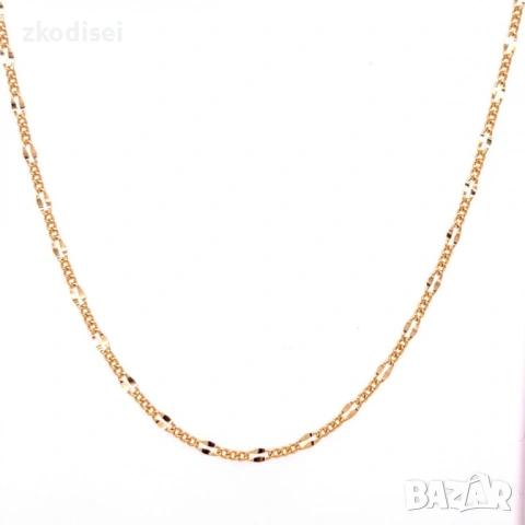 Златен синджир 2,68гр. 42,0см. 14кр. проба:585 модел:37734-5, снимка 2 - Колиета, медальони, синджири - 54121649