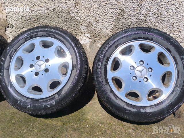 Продавам алуминиеви джанти 6 1/2J 15H2 с гуми, снимка 4 - Гуми и джанти - 54058487