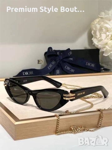 Слънчеви очила с ув защита Dior cartier versace hermes prada Vuitton с калъф, кутия и кърпичка 