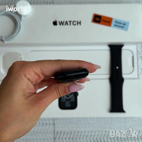 КАТО НОВ❗️Apple Watch SE 2 ❗️Лизинг от 18лв/м❗️(2nd gen) ❗️ 40mm ❗️ Midnight  E-SIM, снимка 3 - Смарт часовници - 46704691