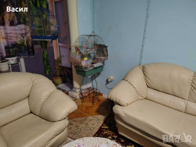 Продавам гарнитура от Италианска напа запазено