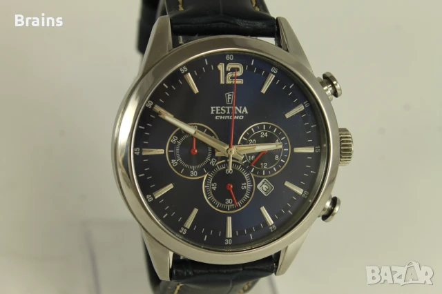 FESTINA Chrono F20542 Мъжки Стоманен Кварцов Хронограф, снимка 4 - Мъжки - 51005665