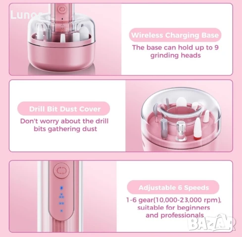 Професионална пила за нокти, снимка 4 - Педикюр и маникюр - 51074746