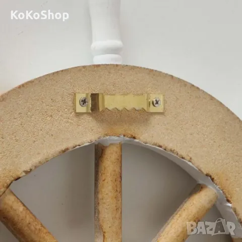 Корабен рул-30х30х3 см./морска декорация за стена/декоративен корабен рул, снимка 4 - Декорация за дома - 50142690