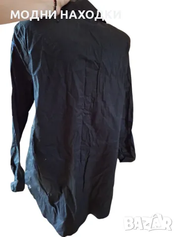 Черна,Дълга,Еластична Риза с Мики Маус, снимка 5 - Ризи - 49795872