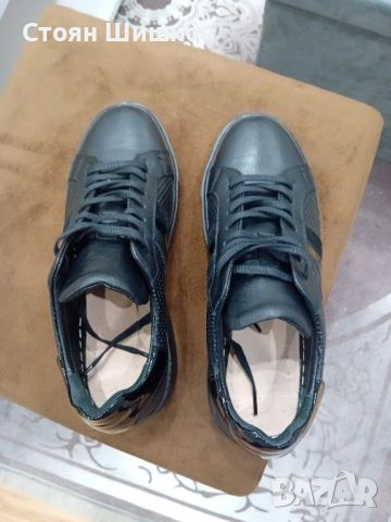 Мъжки Черни Ежедневни Обувки, снимка 2 - Ежедневни обувки - 46060257
