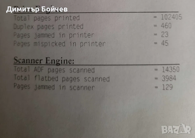 HP LaserJet 3390 (Принтер, скенер, факс, копи всичко в 1), снимка 5 - Принтери, копири, скенери - 53978654