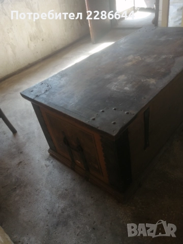 Красив стар сандък за реставрация, снимка 6 - Антикварни и старинни предмети - 51736952