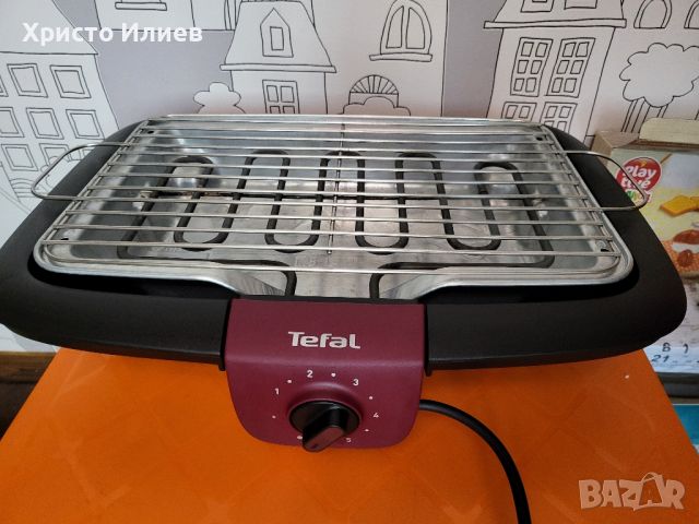 Електрическа Грил скара Тефал Tefal BG90E5 Easy grill 2300 W, снимка 8 - Скари - 45873349