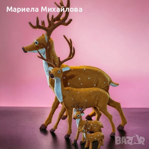 Елегантен коледен елен – перфектната празнична декорация!