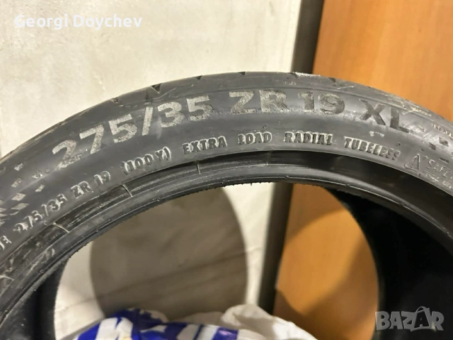 Гуми CONTINENTAL SportContact 7 100Y XL FR 275/35 R19, снимка 10 - Гуми и джанти - 53875608