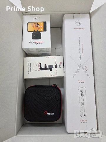 360° AI Стойка за Смартфон с Проследяване, Личен Оператор Pivo Pod Classic, снимка 12 - Чанти, стативи, аксесоари - 53434073