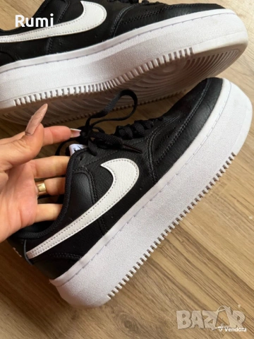 Оригинални дамски кецове Nike Court Vision Alta Leather! 41 н, снимка 5 - Кецове - 52188641