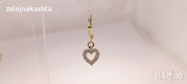 Нови-Златни обеци-1,68гр/14кр, снимка 3 - Обеци - 53915121