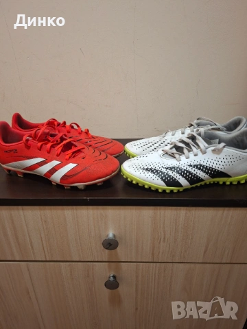 Детски футболни обувки и стоножки Адидас!И двата чифта за 15 евро!, снимка 2 - Детски маратонки - 53695427
