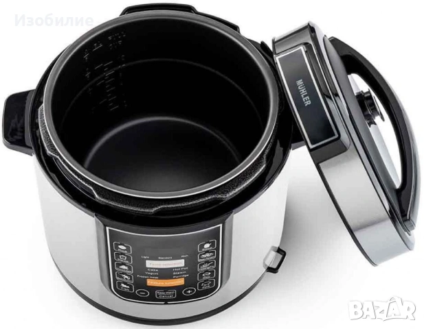 Електрически мултикукър под ниско налягане Muhler, 1000-1200W, снимка 6 - Мултикукъри - 53029120