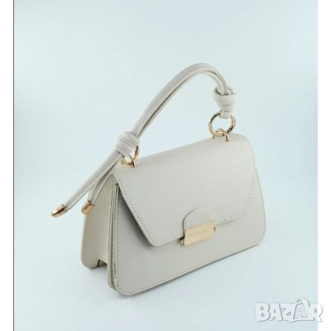 Елегантна фешън чанта с авнгардни дръжки в модерни цветове, снимка 6 - Чанти - 46412681