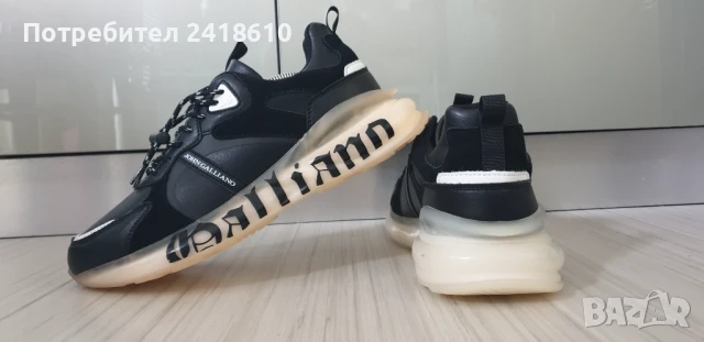 John Galliano Sneakers Mens Size 43 / 27.5см. НОВО! ОРИГИНАЛ! Мъжки Спортно - елегантни Кецове!, снимка 3 - Кецове - 51020067
