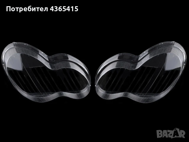 Стъкла за фарове на Mercedes C-Class W203 Facelift (2004-2007), снимка 4 - Аксесоари и консумативи - 50904923