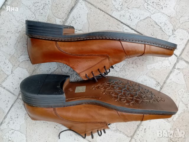 Мъжки обувки, естествена кожа №45, снимка 2 - Официални обувки - 46419191