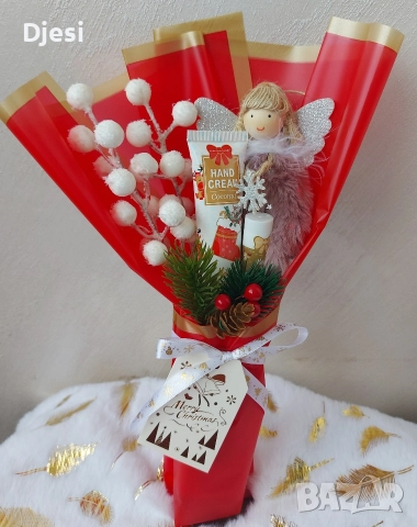 Коледно букетче, снимка 6 - Коледни подаръци - 52679333