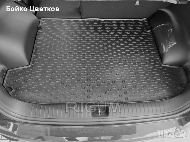Гумена стелка Rigum за багажник съвместима с KIA Sportage 2016-2021, черна, снимка 2 - Аксесоари и консумативи - 53874812