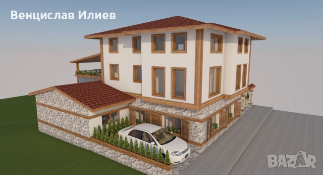 Уникален имот с готов проект за къща за гости – с. Долно Драглище, снимка 10 - Къщи - 51812950