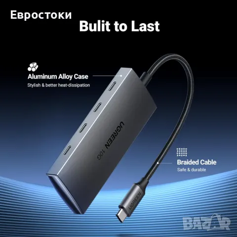 UGREEN USB C хъб 10Gbps, UGREEN USB C хъб 10Gbps, снимка 2 - Кабели и адаптери - 47082273