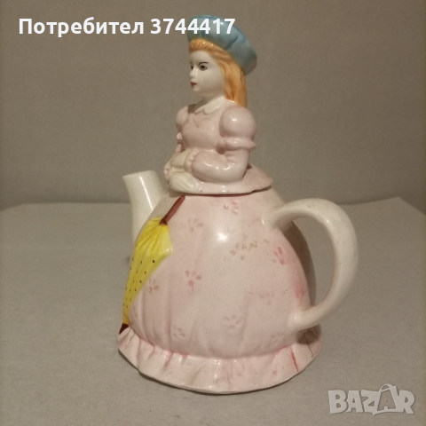 Рядка находка Очарователен винтаж чайник изработен от Shawnee Pottery само за декоративни цели , снимка 2 - Декорация за дома - 44961675