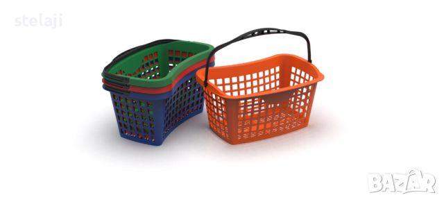 Нов вид кошница за пазаруване червена 28 л, снимка 1 - Оборудване за магазин - 45569295