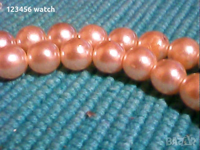 старо колие от естествени перли със среберна за коп4алка, снимка 4 - Колиета, медальони, синджири - 53775734