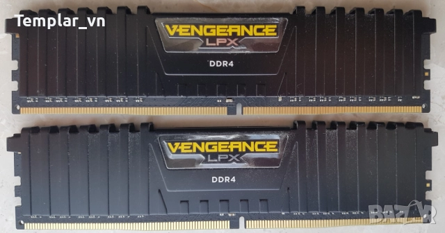 Corsair Vengeance LPX 2x8 DDR4 3000, снимка 2 - RAM памет - 52525256