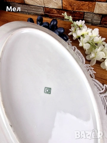 Порцеланово плато Изида, снимка 4 - Антикварни и старинни предмети - 54215582