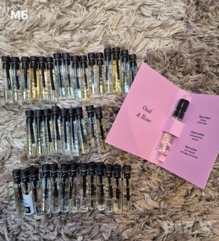 Парфюмни мостри на марката FM WORLD