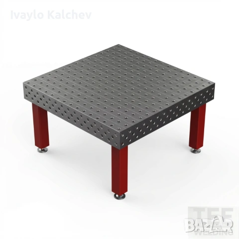 Заваръчна маса 1500×1480 мм (25 мм плот) | ЛИЗИНГ