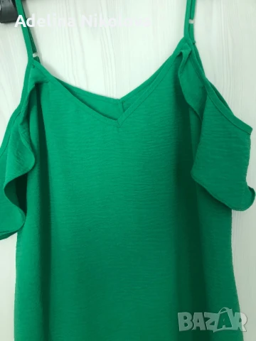 Рокля с отворени рамене, снимка 4 - Рокли - 51168582