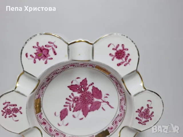 Herend  -П@п@лник от унгарски порцелан , снимка 7 - Други - 49694582