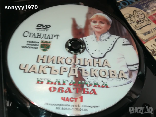 НИКОЛИНА ЧАКЪРДЪКОВА-ДВД 2805251512, снимка 2 - DVD дискове - 50458656