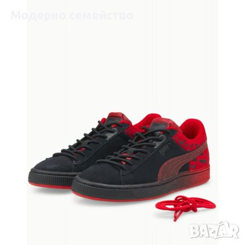 Спортни обувки puma x batman suede classic shoes black red w, снимка 2 - Кецове - 46744142