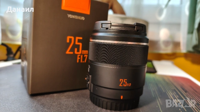 Обектив Yongnuo YN 25mm f/1.7 Prime за M43 - нов