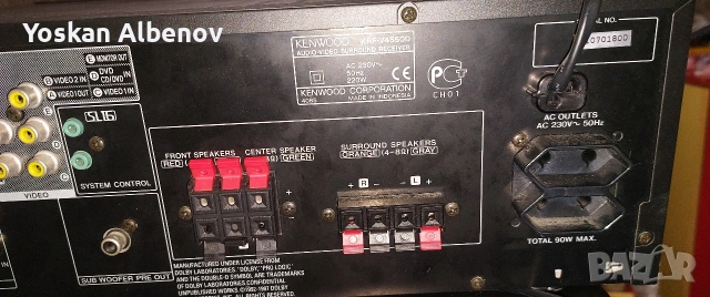KENWOOD, снимка 2 - Ресийвъри, усилватели, смесителни пултове - 53386597